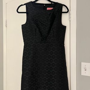 spade flower jacquard dress